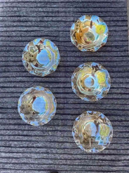 Photo of free 5 Carnival glass bowls (Prospect and Titus Saratoga) #1