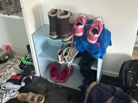 Photo of free Blue Shoe Rack (Wheat Ridge) #1