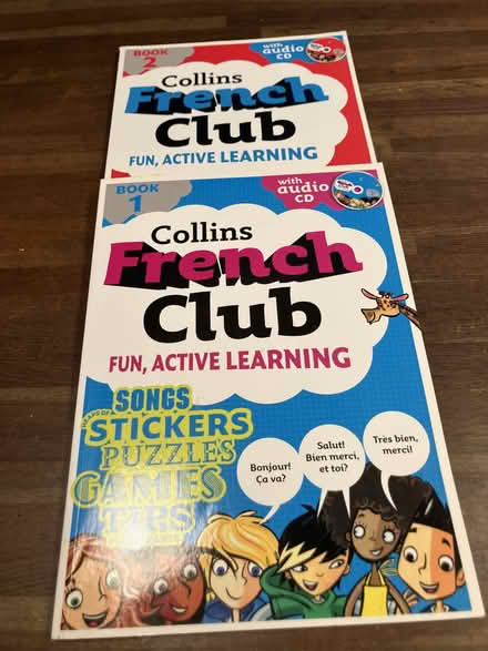 Photo of free Collins French club books for children (Weston Park BA1) #1