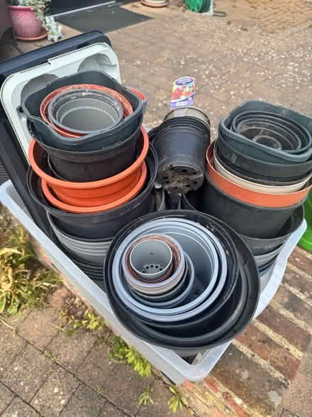 Photo of free Plastic flowerpots (Wisbech St Mary PE13) #2