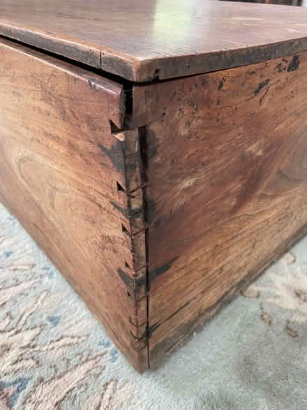 Photo of free Antique wooden chest (Bosham PO18) #4
