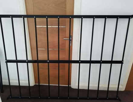 Photo of free Black Double Bed Metal Frame (Heelands MK13) #1
