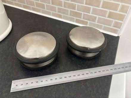 Photo of free Door stops or weights, two (Sherfield Park RG27) #1