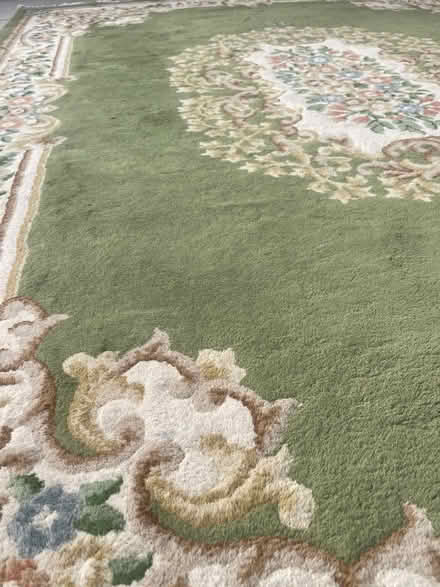 Photo of free Large green and patterned rug (St Albans AL3) #2