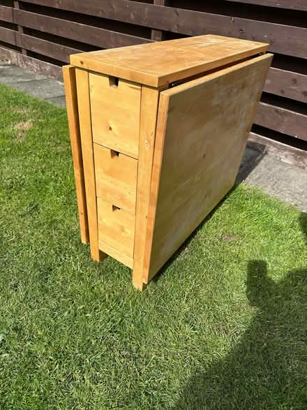 Photo of free Fold down two leaf Dining Table (Carrick Knowe EH12) #4