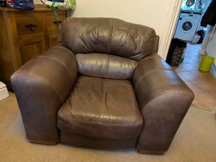 Photo of free Leather chair (West Bridgford) #2