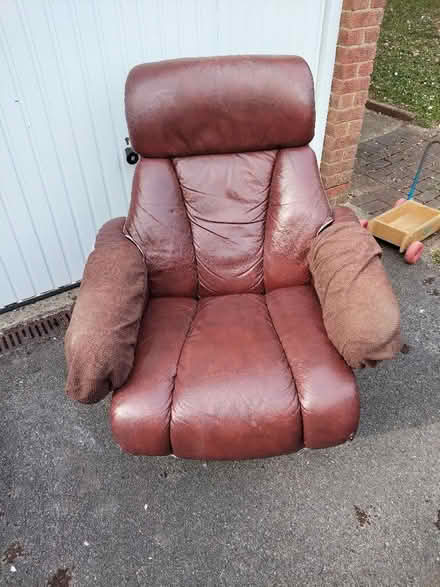 Photo of free Swivel chair & footstool (Great Hollands RG12) #1