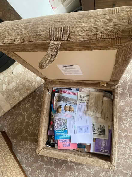 Photo of free Ponsfords beige fabric sofa chair (Beauchief S8) #4