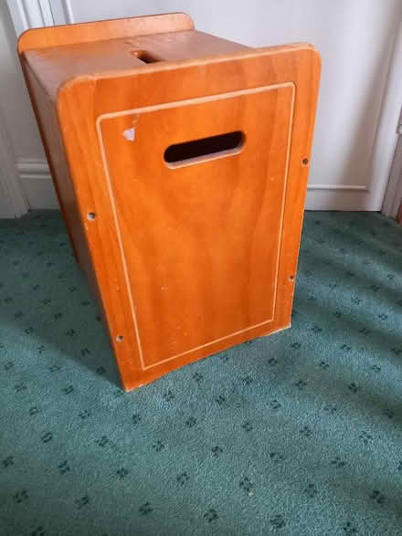Photo of free Wooden linen bin, storage box (Penrith CA11) #4