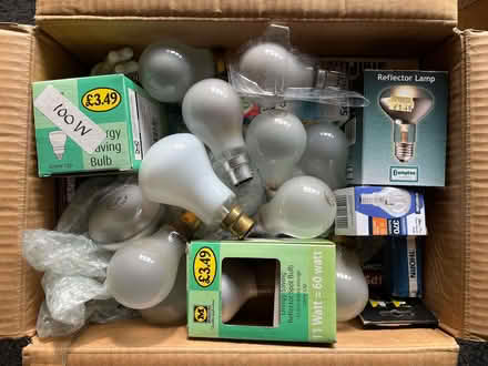Photo of free A box of lightbulbs (Horsforth LS18) #1