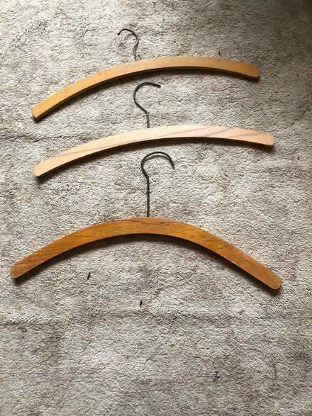 Photo of free Wooden cost hangers (RG6 Earley) #1
