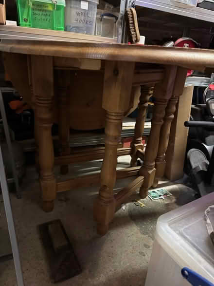 Photo of free Drop leaf table 3’ x 4’ (Belper, DE56) #2