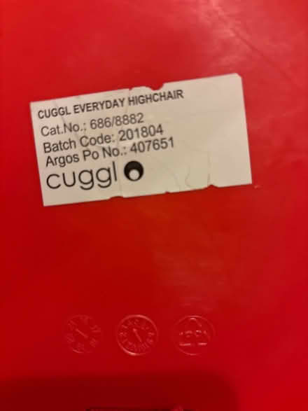 Photo of free Baby Cuggl High Chair (Belle Vale) #3