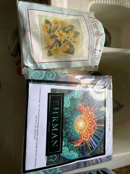 Photo of free Embroidery patterns and wool . (Barnard's Green WR14) #1