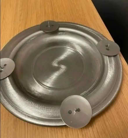 Photo of free Metal Candle holder dish (ME4) #1