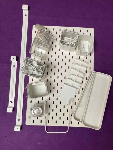 Photo of free Ikea SKÅDIS wall rack & accessories (Fishponds BS16) #1