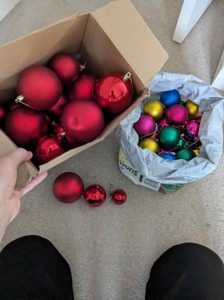 Photo of free Christmas baubles (TN13 Riverhead) #1