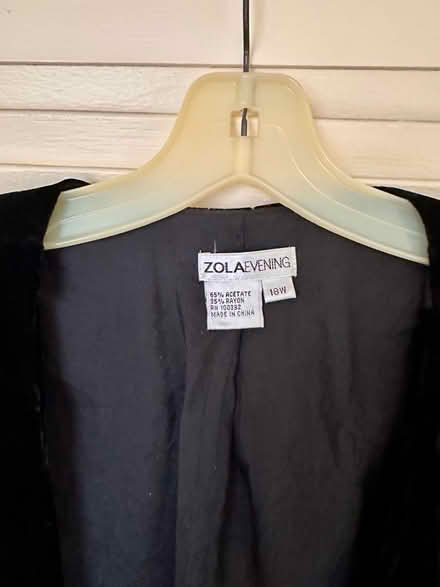Photo of free Velvet jacket, size 18w (Pruneridge lawrence) #2
