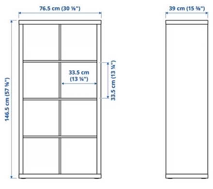 Photo of Kallax wood cube unit from Ikea (Grangetown CF11) #2