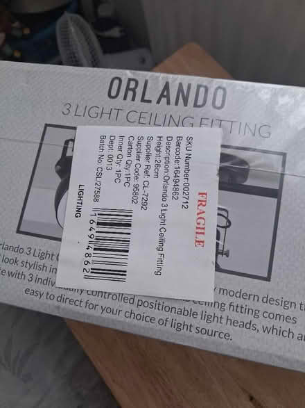 Photo of free Ceiling lights. Never used, still in box (Bishop's Stortford CM23) #4