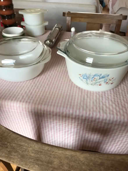 Photo of free 2 casserole dishes (Off Woodbridge road IP4) #1