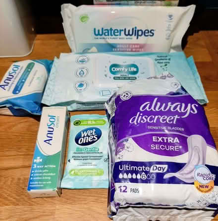 Photo of free Wipes, etc (Wheathampstead AL4) #1