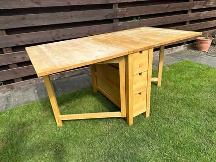 Photo of free Fold down two leaf Dining Table (Carrick Knowe EH12) #3