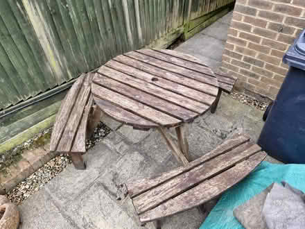 Photo of free Wooden picnic table (BN245PX) #1