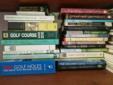 Photo of free Approx 40 golf books (IP19) #2