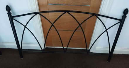 Photo of free Black Double Bed Metal Frame (Heelands MK13) #2