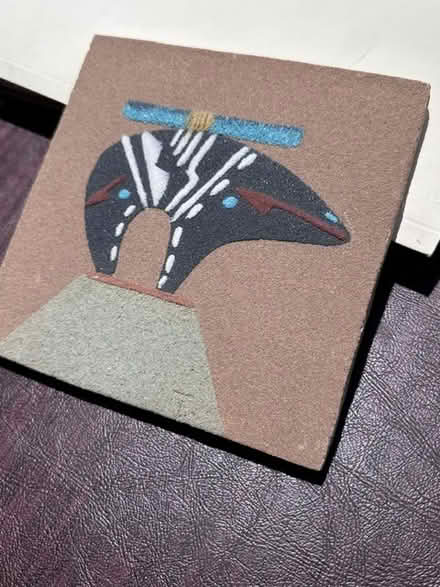 Photo of free Zuni Bear Fetish Sand Painting (Hastings on Hudson) #1