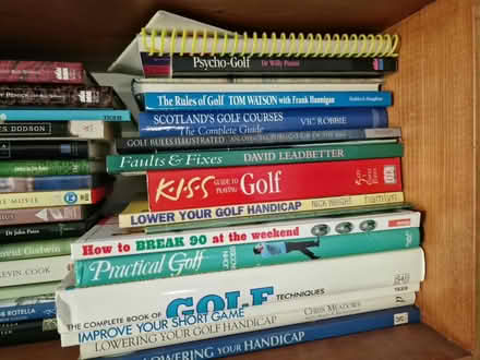 Photo of free Approx 40 golf books (IP19) #1