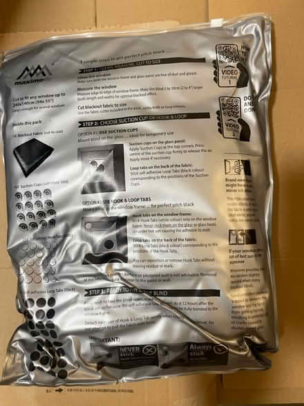 Photo of free Blackout curtains (W1W) #2