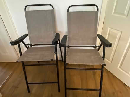 Photo of free Tall folding chairs (Heswall) #1