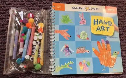 Photo of free (Used) Hand Art activity book (North Berkeley) #1
