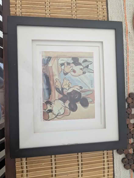Photo of free Framed Minnie mouse sketch (Petersfield Ward CB1) #1