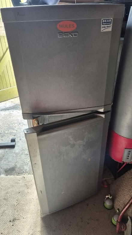 Photo of free Beko fridge freezer silver. (Belvidere SY2) #1