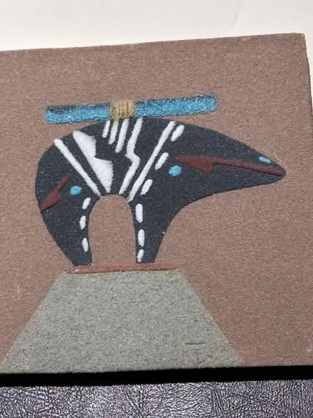 Photo of free Zuni Bear Fetish Sand Painting (Hastings on Hudson) #2