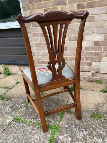 Photo of free Antique chair with tapestry seat (Bosham PO18) #3