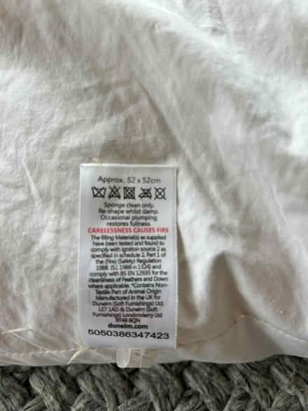 Photo of free 5 x Feather Filled pillows (Lightwood ST3) #3