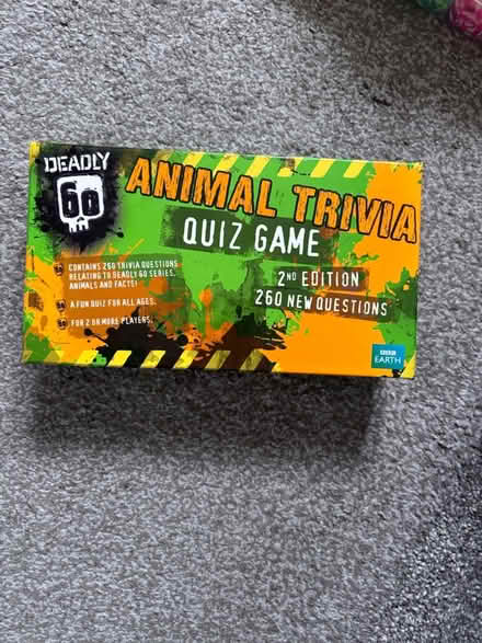 Photo of free Deadly Sixty Quiz Game (CT3) #1