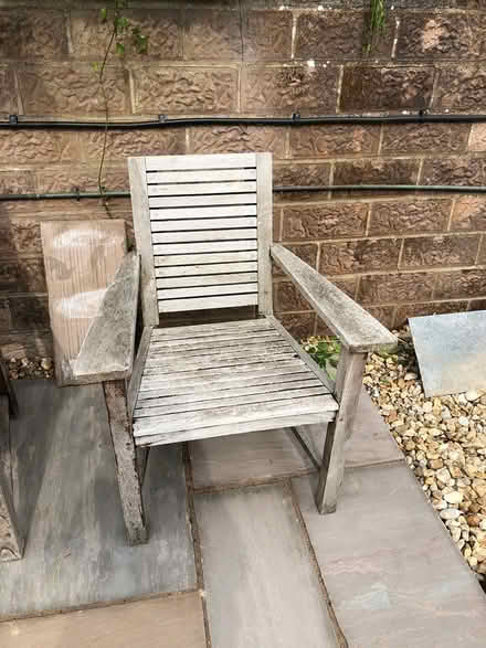Photo of free Wooden garden chairs and bench (Midhurst, West Sussex) #3