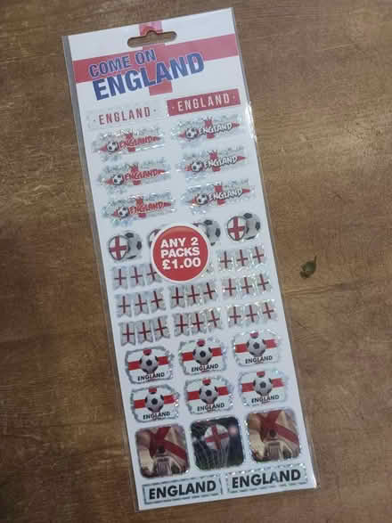 Photo of free Stickers - England/Football themed (Harringay, N4) #1