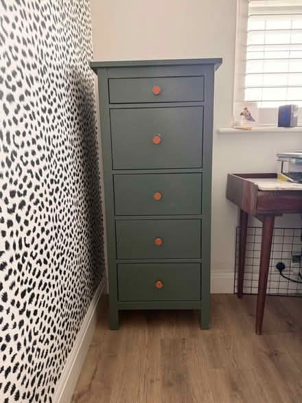 Photo of free Tall green chest of drawers (BR6) #2
