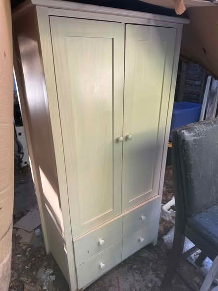 Photo of free Small wooden armoire cabinet (Uptown NW by Walter Reed) #2