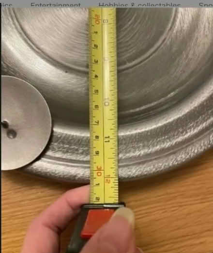 Photo of free Metal Candle holder dish (ME4) #3