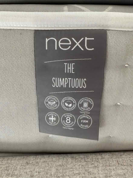 Photo of free Next Superking pillow top mattress (Oakham LE15) #3