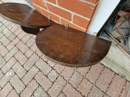 Photo of free Semi-circular wooden shelves (IP19) #2