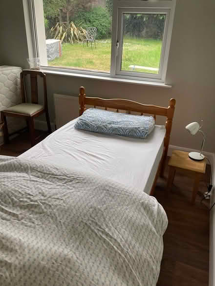 Photo of free Two pine framed single beds (Glenageary, Co. Dublin) #1