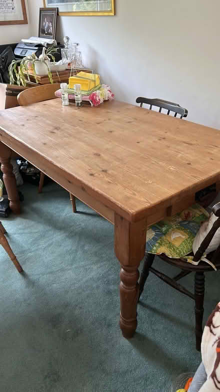 Photo of free Farmhouse solid table 5' x 2' 10" (Fox Hill S6) #2